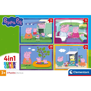 PEPPA PIG - 1x12 + 1x16 + 1x20 + 1x24 pièces