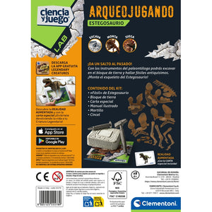 Arqueojugando Stegosaurio