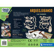 Cargar imagen en el visor de la galería, Arqueojugando T-Rex y Triceratops fosforescente