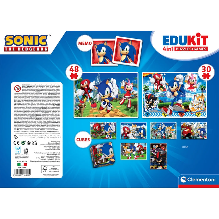 Edukit 4 en 1 Sonic – Clementoni ES