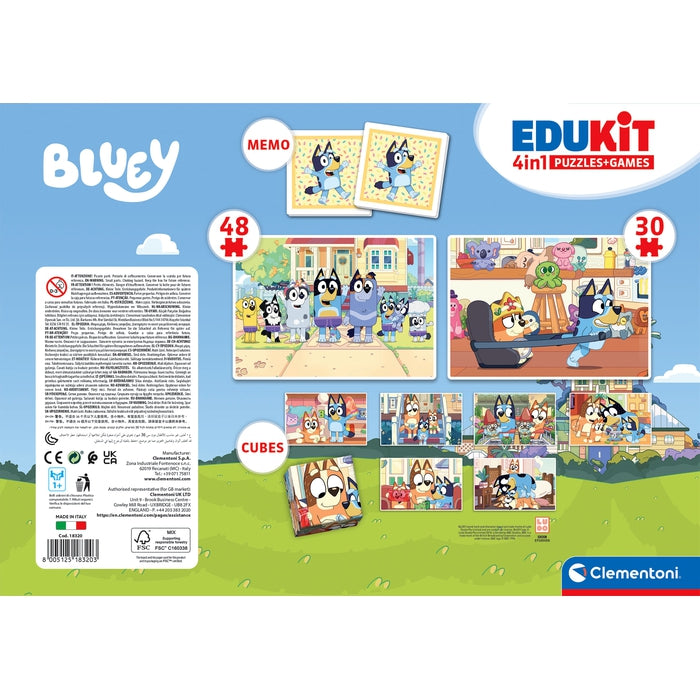 Edukit 4 en 1 Bluey – Clementoni ES