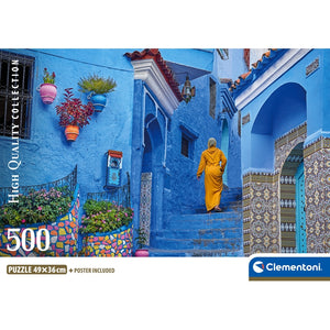 BLUE STREET OF CHEFCHAOUEN - 500 pièces