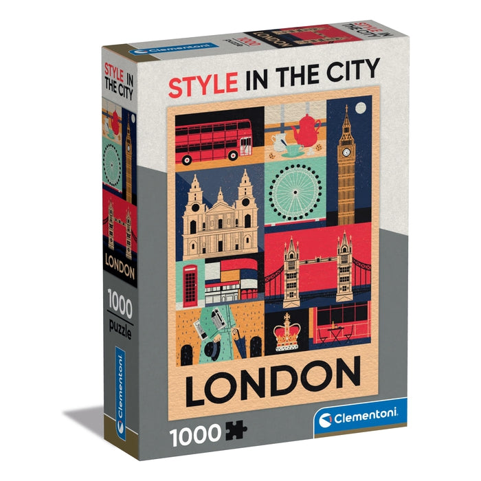 洋楽 303 - City Styles Style In The City - London - 1000 pièces – Clementoni ES