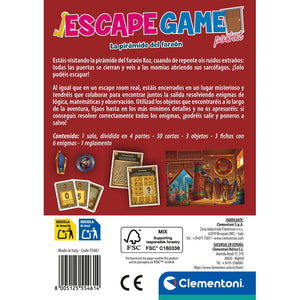 Escape Game - La pirámide del faraón