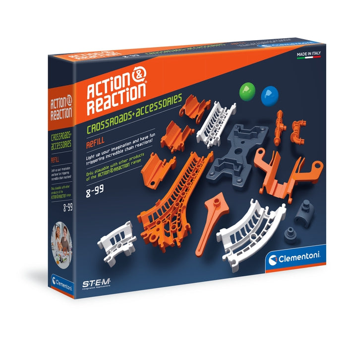 Clementoni- Action and Reaction-Mega Set, Circuit Construction