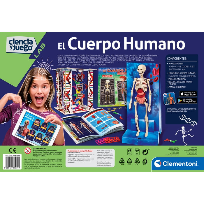 Juego educativo Clementoni El Cuerpo Humano, a partir de 4 años (55114) –  Shopavia
