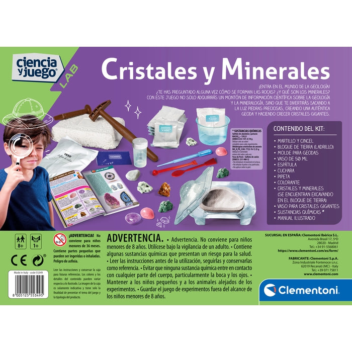 Cristales y Minerales – Clementoni ES